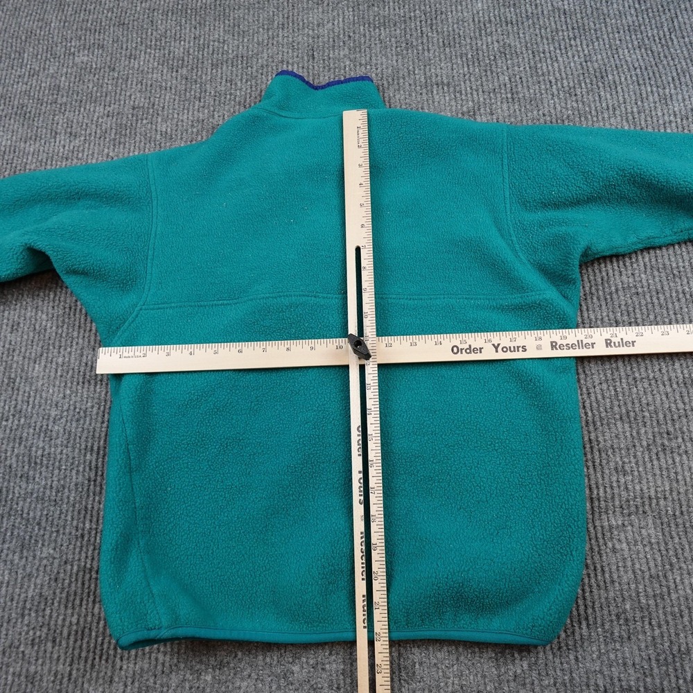 Vintage Patagonia Synchilla Snap-T Fleece Pullover Mens Small Green Teal USA - Picture 7 of 10